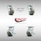 Service Caster 4 Inch SS Thermoplastic Caster Set with Roller Bearing 2 Swivel Lock 2 Brake SCC SCC-SS30S420-TPRRF-BSL-2-TLB-2 - alternate 2